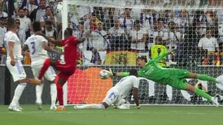 Real Madrid vs. Liverpool: Courtois sacó increíble mano para evitar el gol de Mané | VIDEO