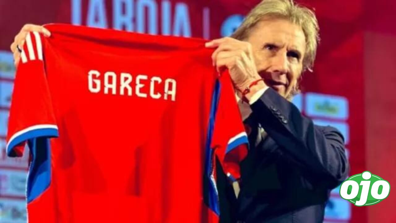 Ricardo Gareca es presentado como DT de Chile.