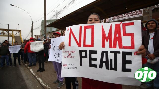 Vecinos de Puente Piedra realizan plantón en contra de peaje de Rutas de Lima