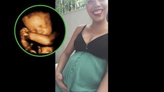 ​Bebito sorprende al bailar cumbia en el vientre de su madre (VIDEO)