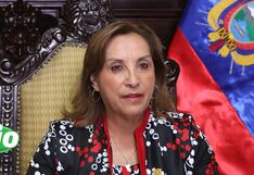 Presidenta Dina Boluarte se comunicó por llamada telefónica con su homólogo ecuatoriano