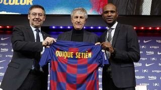 Así fue la presentación y primeras palabras de Quique Setién como entrenador del Barcelona
