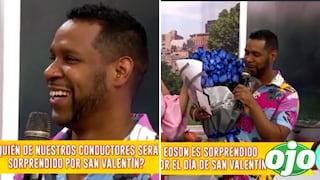 Edson Dávila ‘Giselo’ se emociona al recibir rosas azules de su novio por San Valentín: “gracias por hacerme feliz” 
