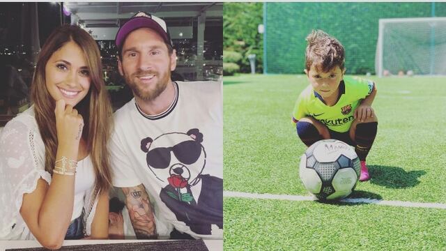 Hijo de Lionel Messi celebra sus cuatro años con espectacular gol al estilo de su papá 