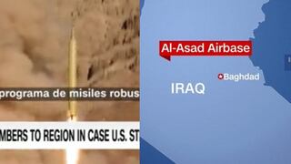 Irán ataca con diez cohetes base iraquí donde se albergan tropas estadounidenses