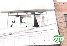 Comas: sujetos disparan contra vivienda alquilada por extranjeros y queman vehículo (VIDEO)