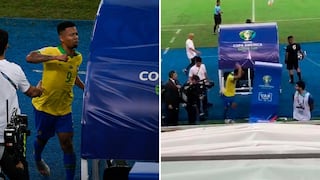 Perú vs. Brasil: Gabriel Jesús golpeó el VAR entre lágrimas tras expulsión│VIDEO