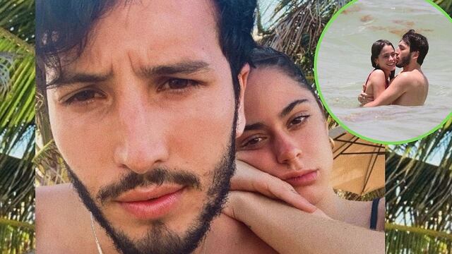 Sebastián Yatra y Tini: Así de apasionados los captaron en paradisíaca playa de México │FOTOS 