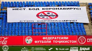 El fútbol no para en Tayikistán ni por el coronavirus: Se jugó la Supercopa de ese país | FOTOS