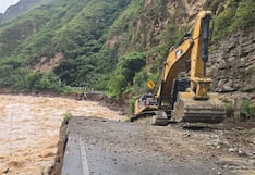 Río arrasa tramo de carretera Fernando Belaúnde y aísla la selva norte