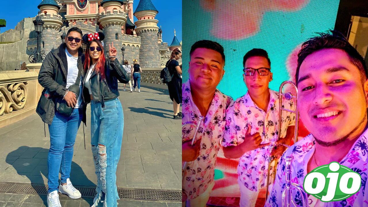 Azucena Calvay y su novio Jhonathan Chero