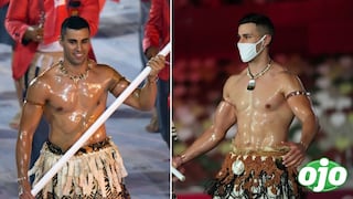 Aceitoso abanderado causa furor y ‘calienta’ inauguración de los Juegos Olímpicos