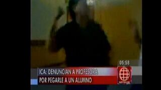 Ica: Profesora golpea a alumno que la increpó [VIDEO] 