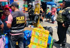 Incautan en Gamarra miles de cigarrillos ilegales que iban a ser vendidos para fiestas de Año Nuevo