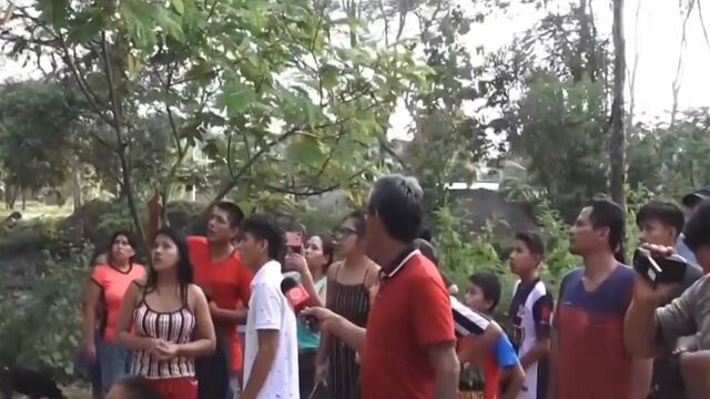 Se desata histeria colectiva por supuesto hecho paranormal en Juanjui | VIDEO