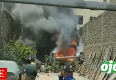 Hombre con discapacidad falleció en un incendio en su vivienda en Surco