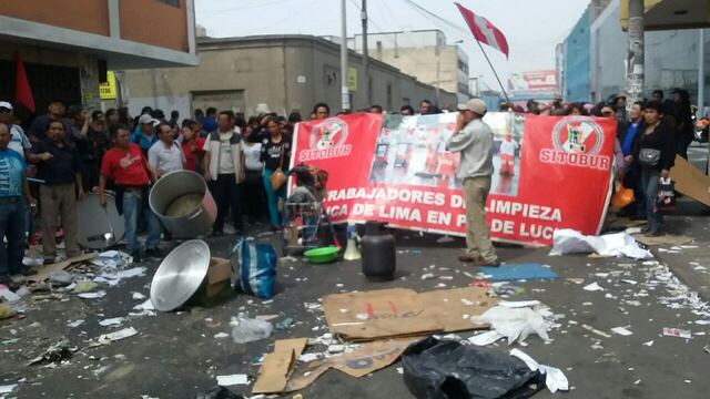 ​Así luce el Centro de Lima tras huelga de trabajadores de limpieza