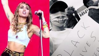 Miley Cyrus se suma a las protestas en Estados Unidos por la muerte del afroamericano George Floyd