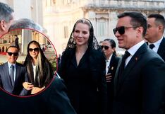 Richard Acuña y Brunella Horna son comparados con Daniel Noboa y su esposa tras encuentro con el papa León XIV