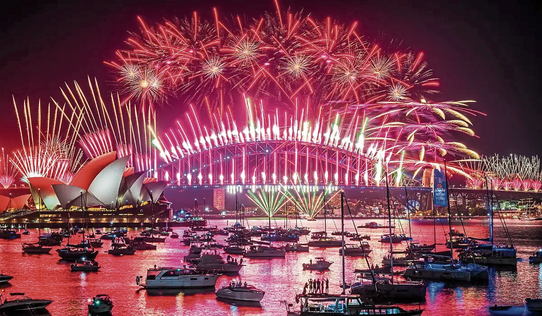 El Año Nuevo se celebra con todo en Australia.