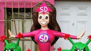 ‘Susana Distancia’: crean piñata de la superheroína contra el coronavirus | FOTO 
