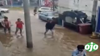 Familias se ven afectadas por inundación de sus viviendas tras desborde del río Surco en Ate