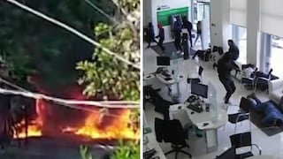 Chile: delincuentes asaltan un banco con armas de guerra e incendiaron vehículos | VIDEO