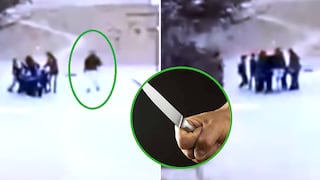 Sujeto roba y amenaza con cuchillo a profesora delante de sus alumnos de inicial (VIDEO)