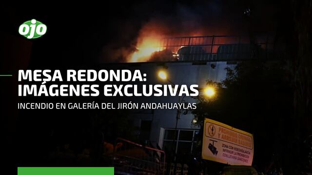 Mesa Redonda: Impactantes imágenes del incendio en el Centro de Lima