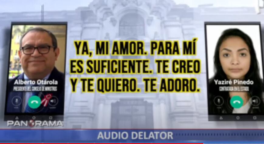 Otárola deberá explicar este audio ante Presidencia. (Foto: OJO)