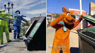 ​Municipalidad de Puno pide poner la basura en su lugar pero a ritmo del 'Scooby Doo PaPa' (VIDEO)
