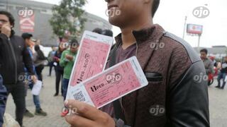Revendedores elevan precios de entradas para partido de Perú vs. Escocia 