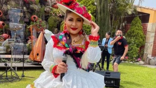 Cantante folklórica Janeth Salinas agradece el éxito de su canción “Quien tiene el vaso” 