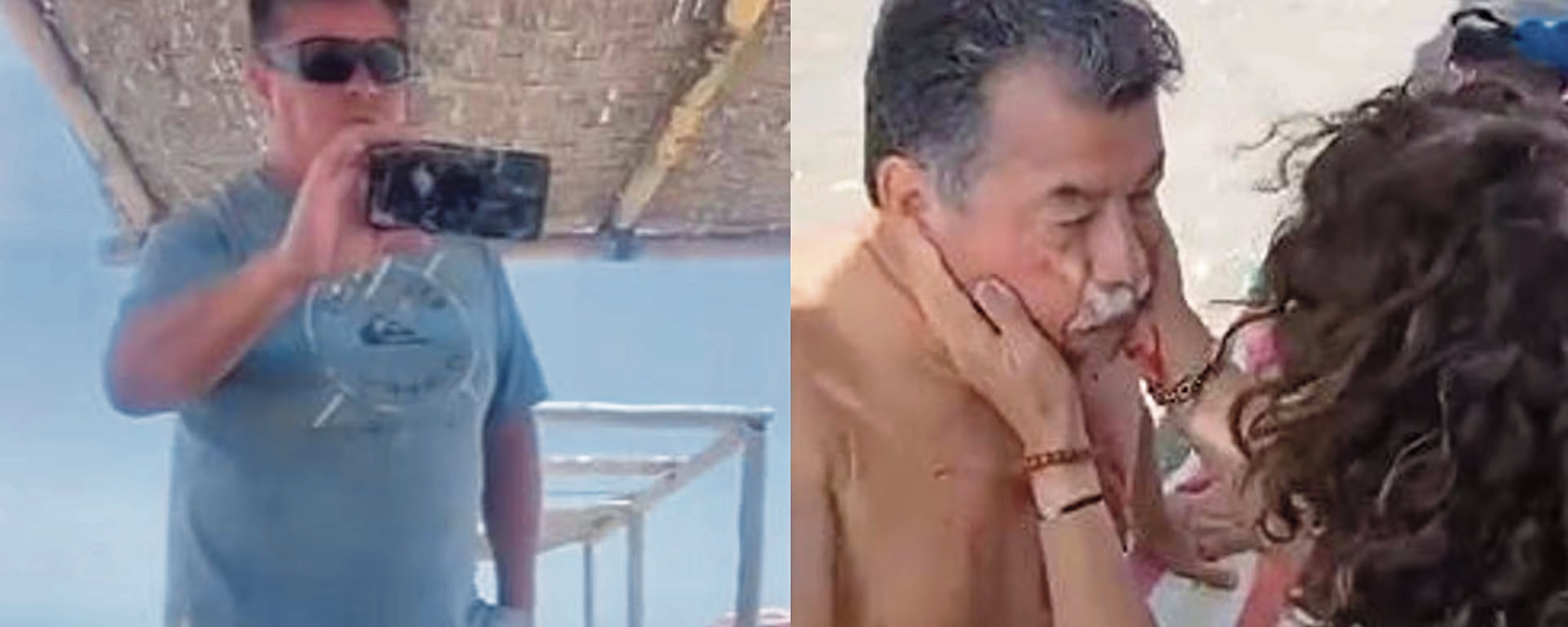 Con actitudes racistas y violencia, sujeto trató de retirar a una familia de la playa.