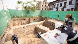 Hallan restos arqueológicos debajo de la alameda Chabuca Granda y que representa a la Lima antigua
