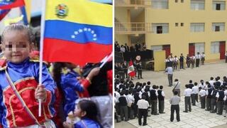 Colegio de Lima hace tocar himno de Venezuela en el primer día de clases