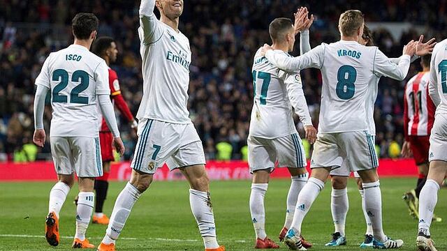 ​Cristiano Ronaldo se luce con 4 tantos en goleada del Real Madrid