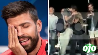 Gerard Piqué superó a Shakira y besa en público a su nueva novia
