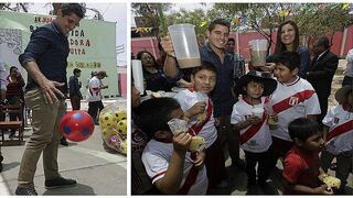 Aldo Corzo lleva pelotas a niños arequipeños por Navidad (FOTOS Y VIDEO)