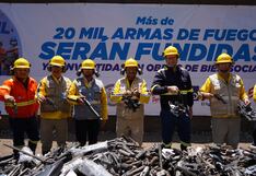 Sucamec destruye más de 20 mil armas de fuego en jornada récord