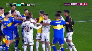 Carlos Zambrano trajo calma en Boca: frenó la trifulca en el partido ante Platense | VIDEO