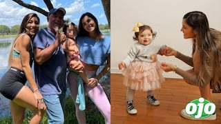 Korina Rivadeneira: su hija Lara conoció a su abuelito en Estados Unidos │FOTOS