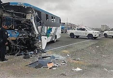 Bus con trabajadores de Camposol choca con volquete y 10 resultan heridos