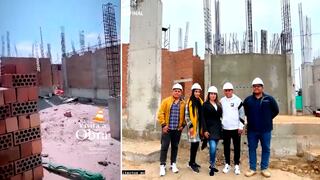 ‘Cuevita’ y Pamela López visitan obras de su nueva residencia en zona exclusiva de Trujillo