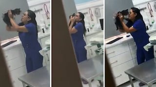Veterinaria se viraliza por bailar reggaetón con un gatito (VIDEO)