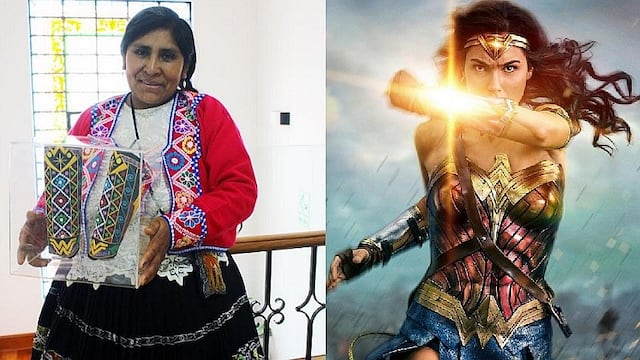 Peruana hace brazaletes cusqueños al estilo de la Mujer maravilla