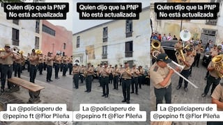 Banda sonora de la PNP causa furor en redes al tocar una canción de Flor Pileña