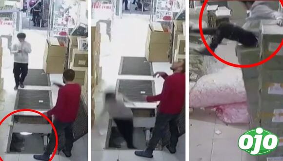 Transeúnte distraído salva de milagro