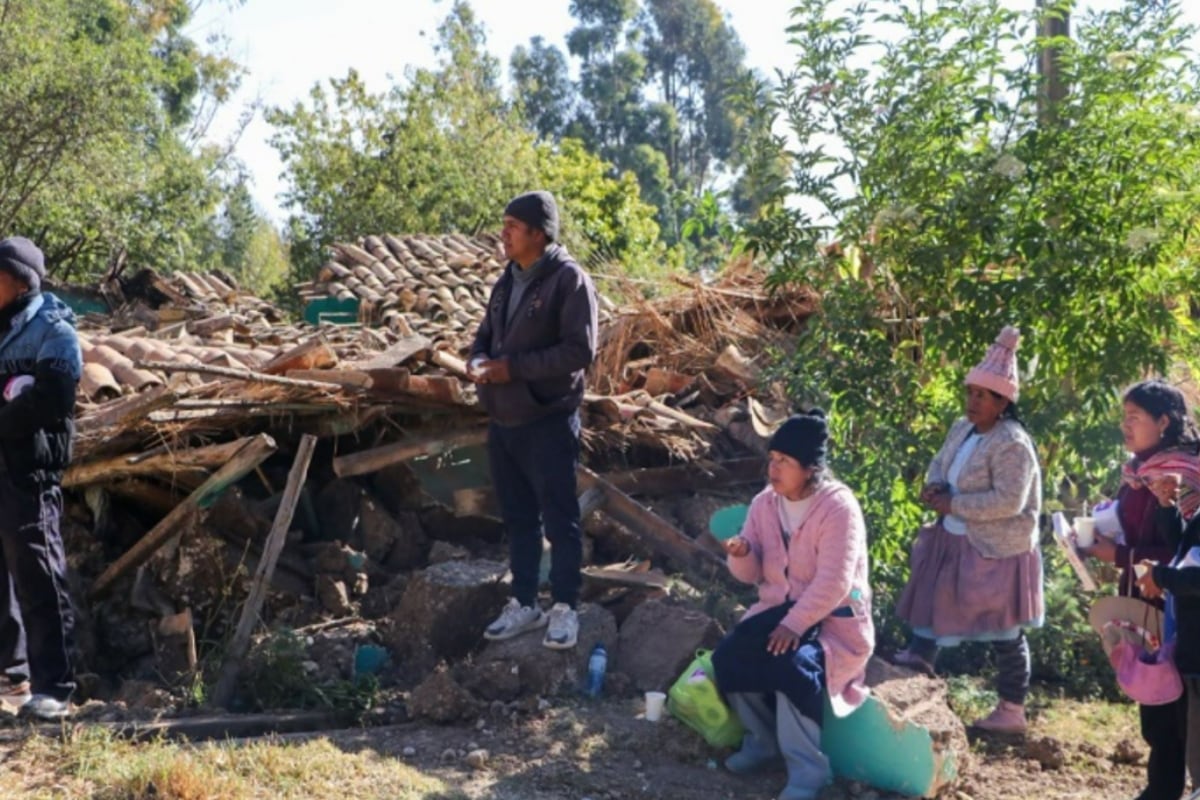 Declaran en emergencia distritos de Chupaca y Huancayo por daños causados por el sismo de 5.1. (Foto: Andina)