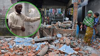 Ocurría un terremoto de 6,9 y fiel religioso sigue rezando